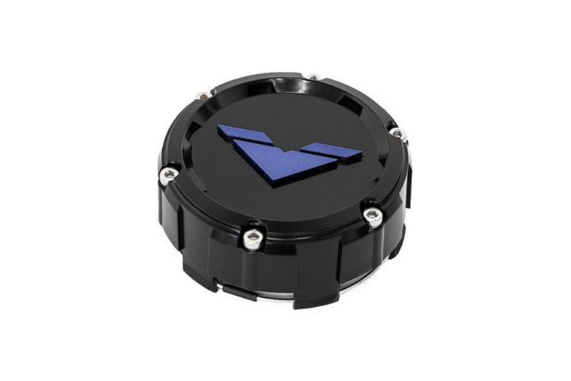 "V" Center Cap Inlay Blue
