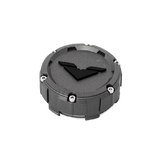 "V" Center Cap Inlay Black