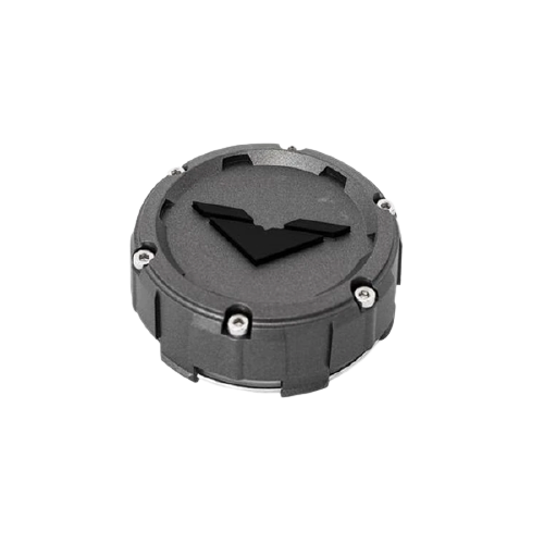 "V" Center Cap Inlay Black