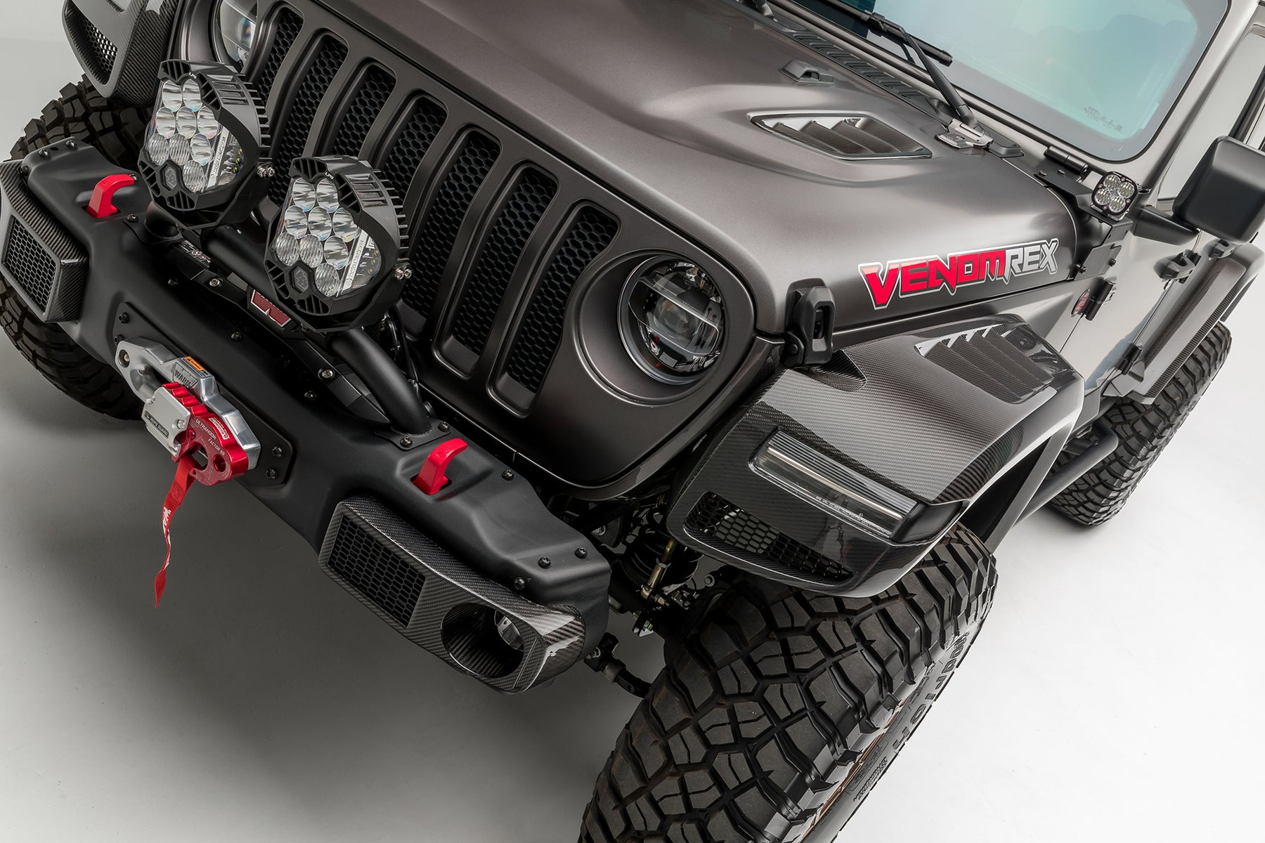 Jeep JL-JX Edition Aero Carbon Fiber Hood Vents