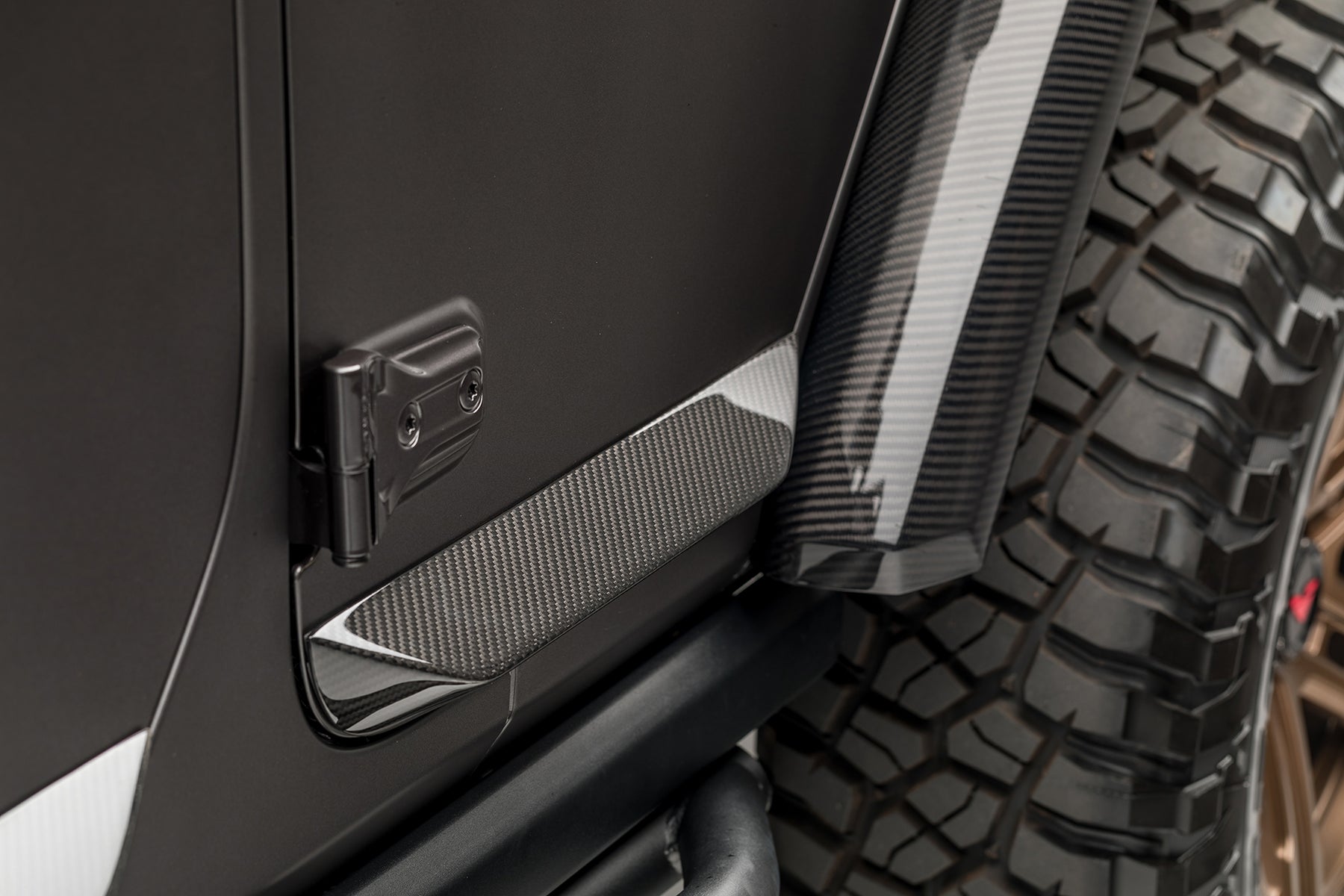 Jeep JL-JX Edition Aero Carbon Fiber Rock Guards