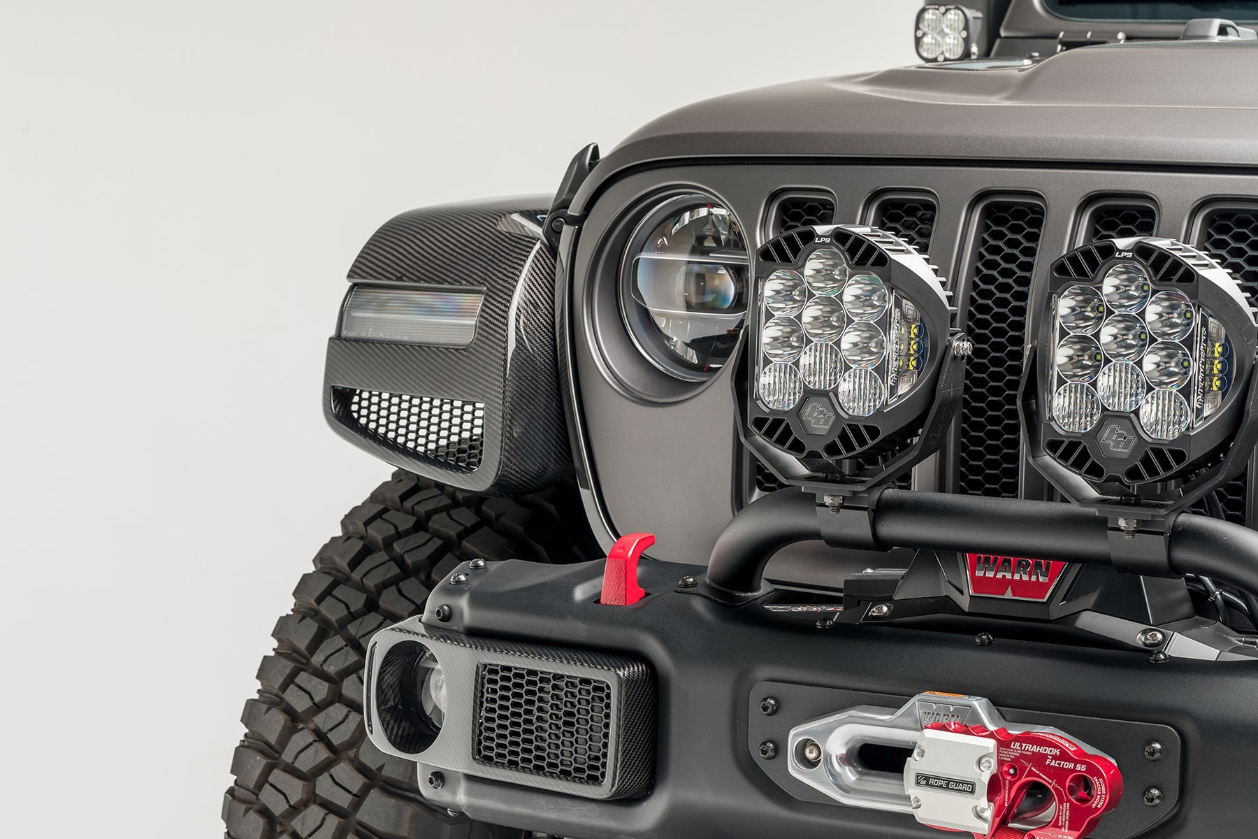 Jeep JL-JX Edition Aero Carbon Fiber Fog Light Covers