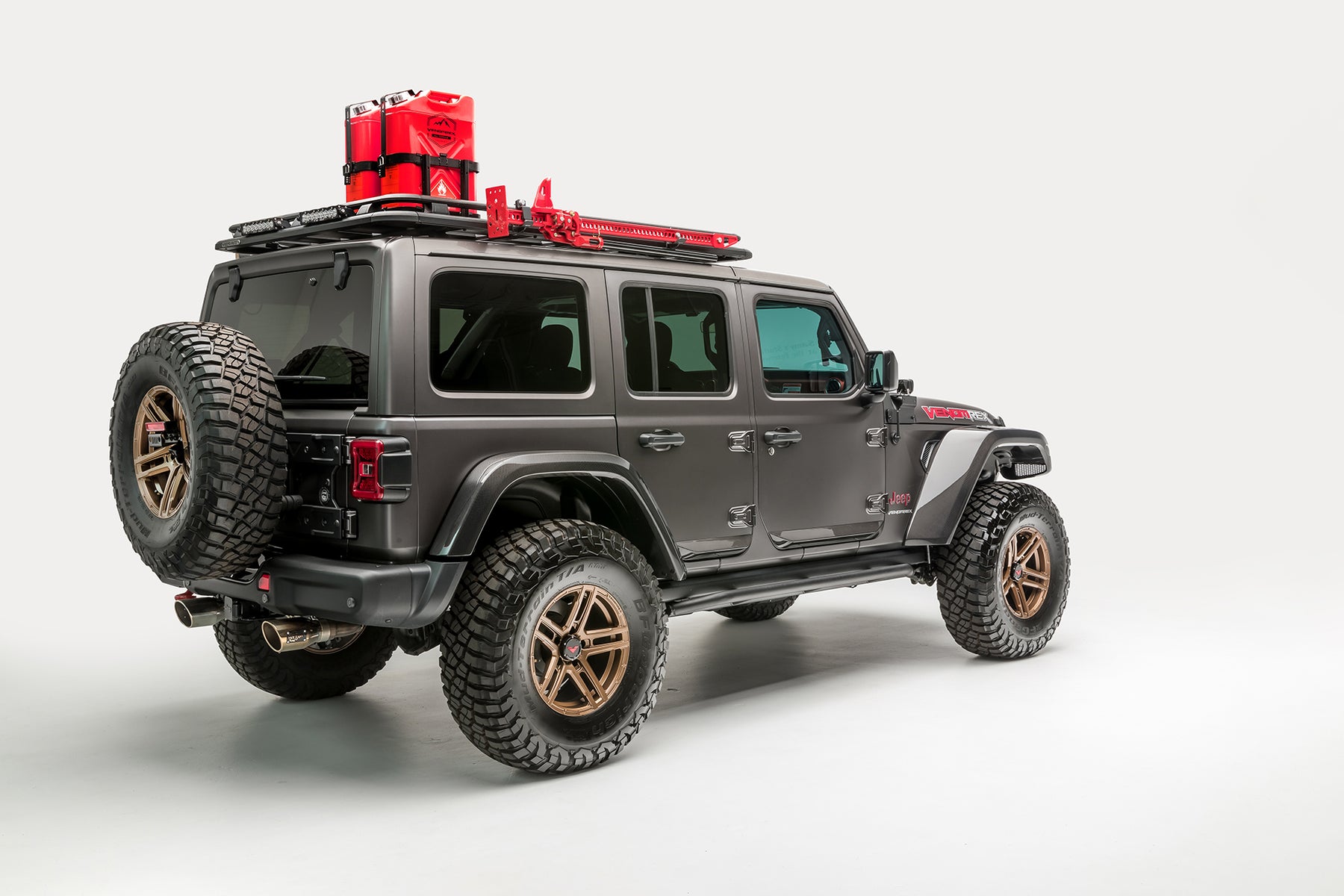 Jeep JL-JX Edition Aero Carbon Fiber Rear Bumper Tray