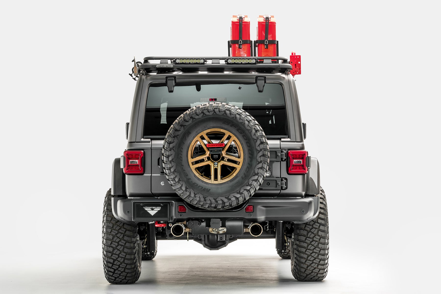 Jeep JL-JX Edition Aero Carbon Fiber Rear Bumper Tray
